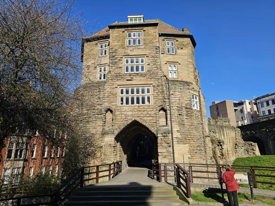 Newcastle Castle, den sorte port