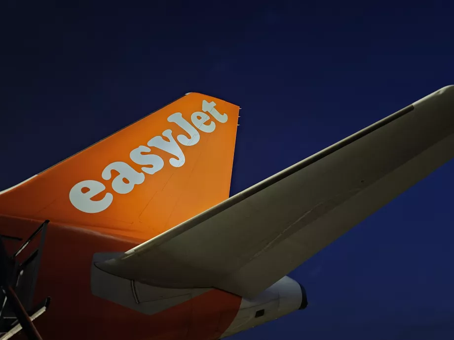 Et easyJet-fly i Malpensa Lufthavn