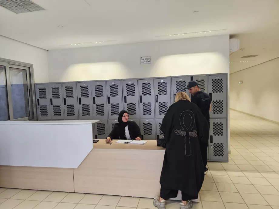 Skabe til opbevaring af bagage