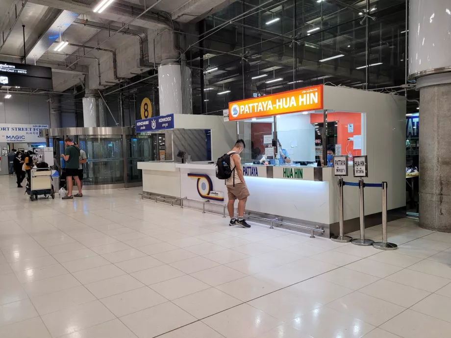 Billetkontorer i Pattaya og Hua Hin