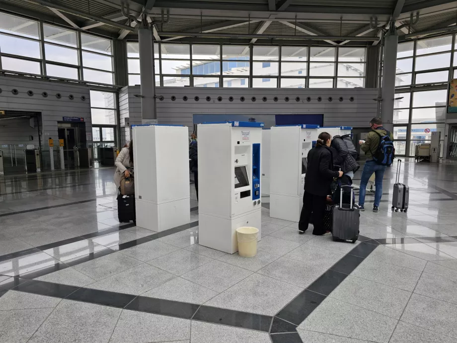 Billetautomater i metroen
