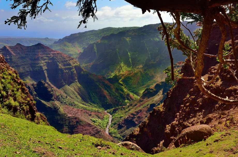 Udsigt over Waimea Canyon