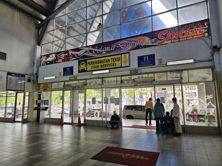 Taxa fra busstationen