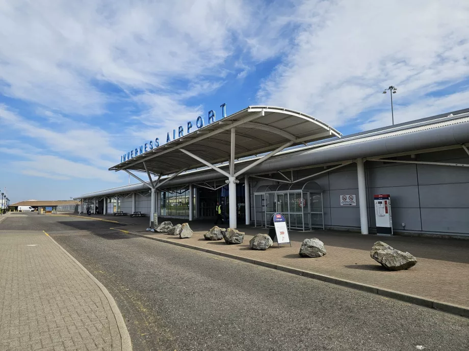 ankomst til lufthavn Inverness