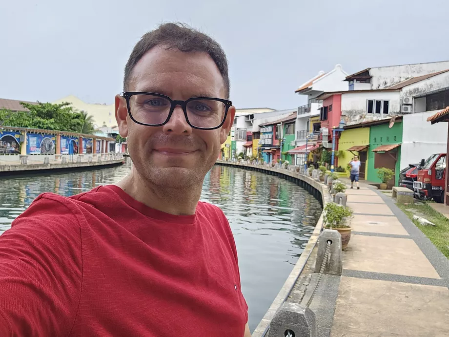 Mig på Melaka River Walk