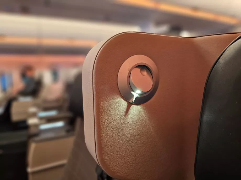 Læselampe ved sædet