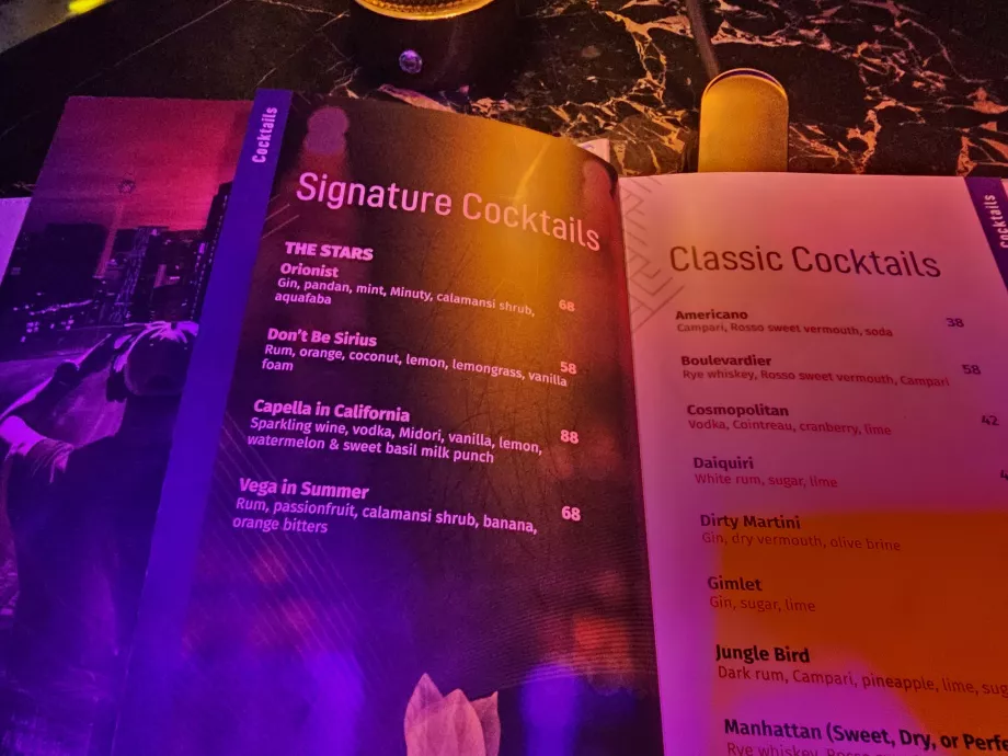 Signaturcocktails i hotellets bar
