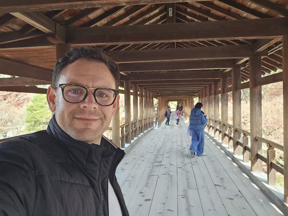 Tofuku-ji Temple, mig på Tsuten-kyo Bridge