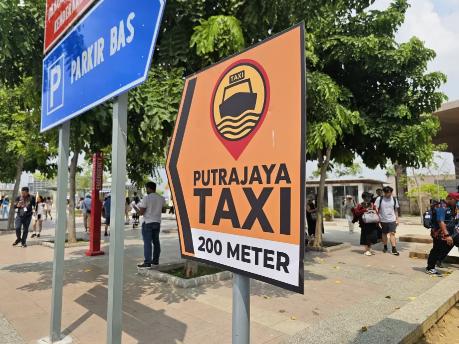 Skilte til vandtaxi