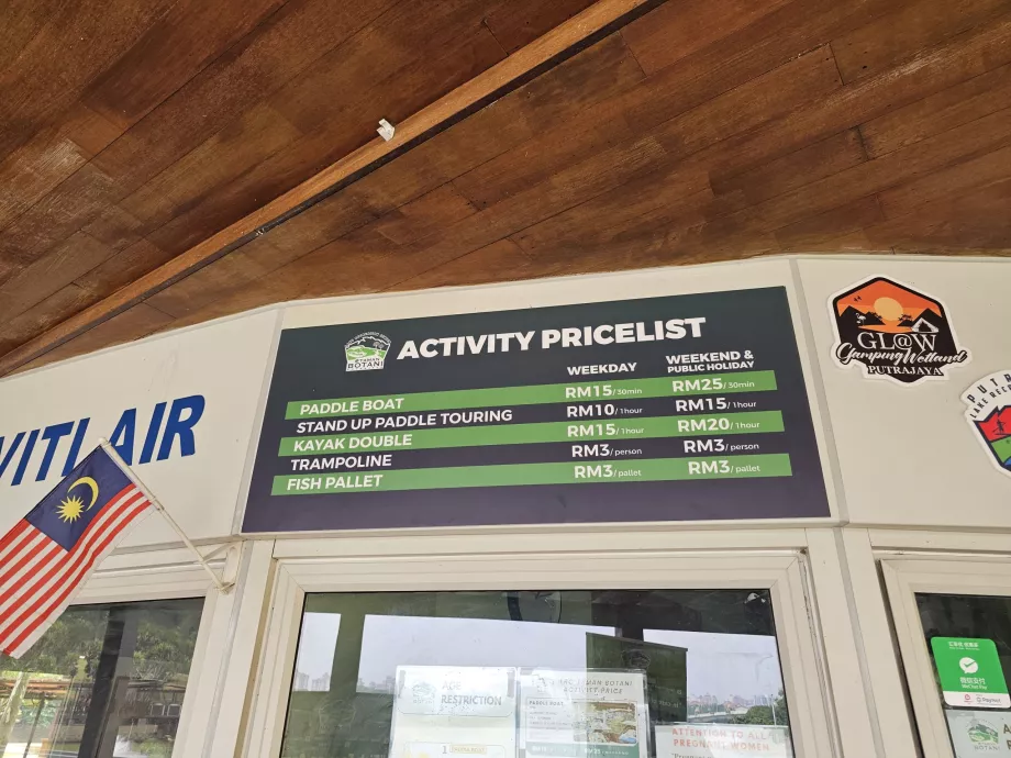 Priser på attraktioner i Botanisk Have