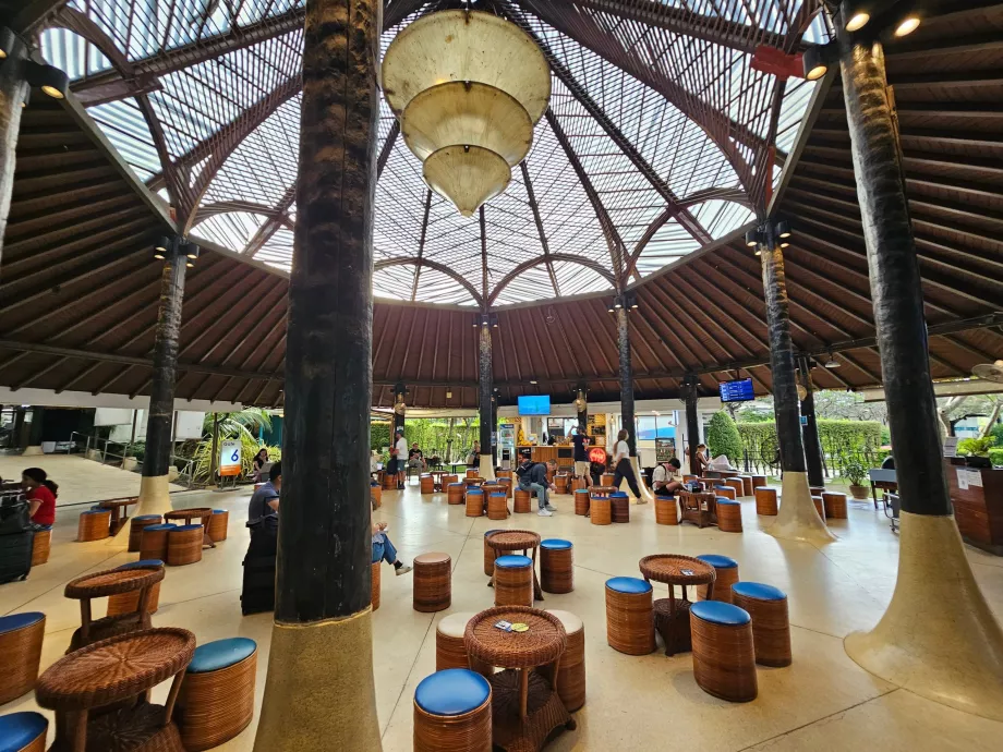 Afgangsgate-området i den internationale sektion