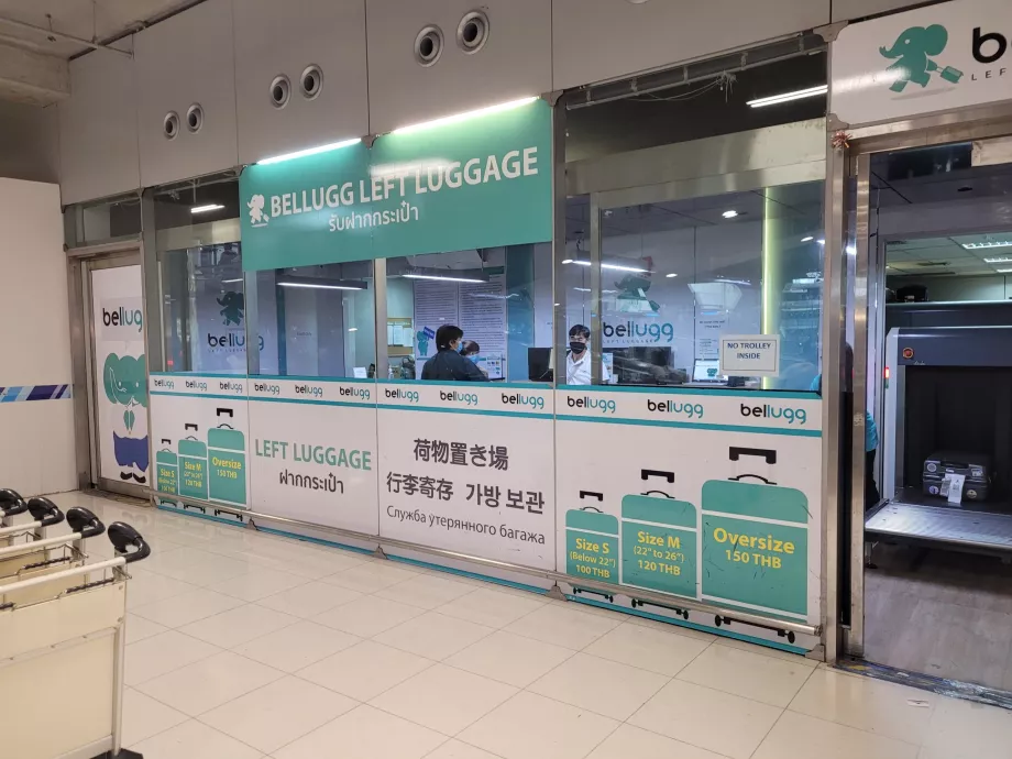 Bagageopbevaring, BKK Lufthavn
