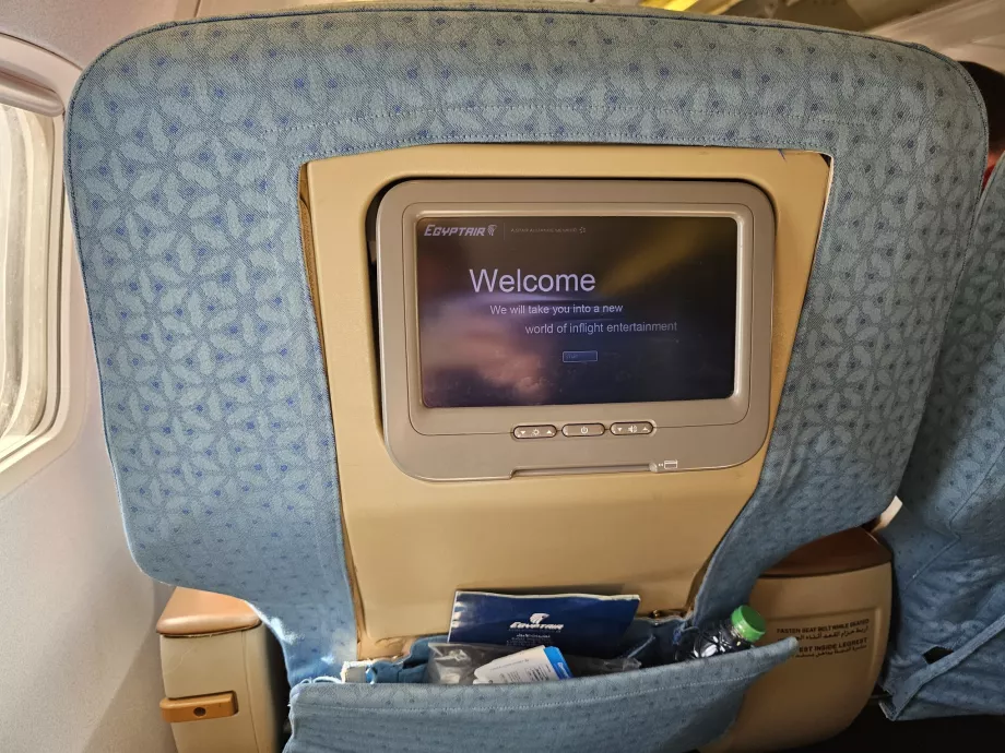 Individuelle skærme i sædet