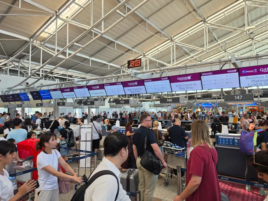 Check-in i Prag Lufthavn