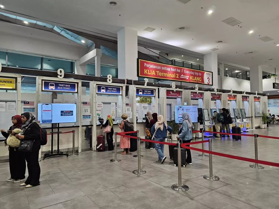 Billetter til langdistancebusser, Terminal 2