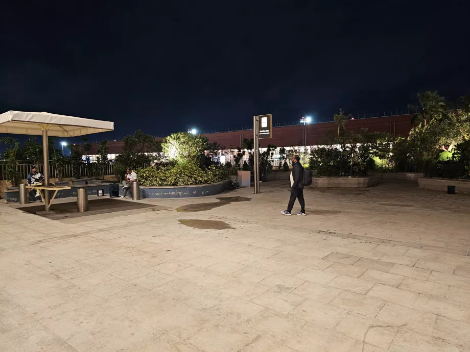 Udendørs rygerterrasse