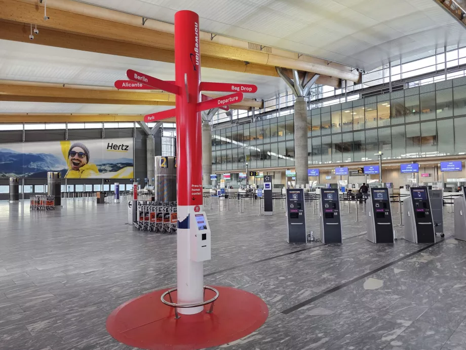 Totem med norske destinationer