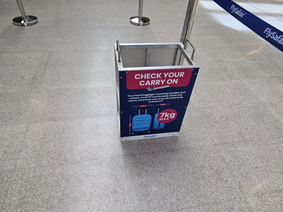 Skabelon til håndbagage