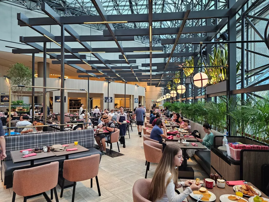 Restaurant med morgenmad