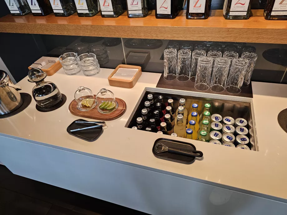 Drikkevarer i rygerummet