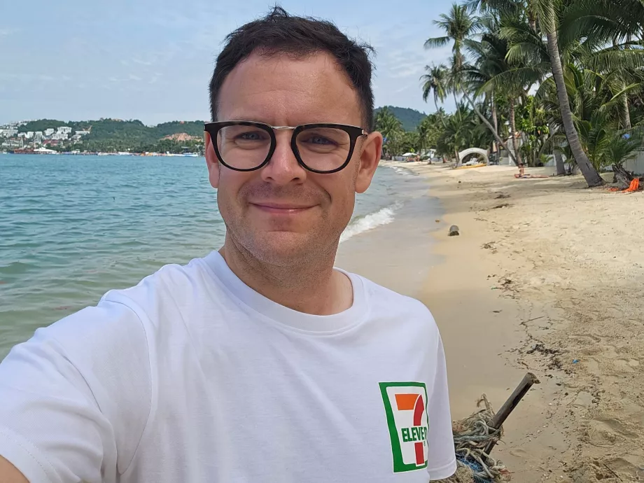 Mig på Bangrak-stranden