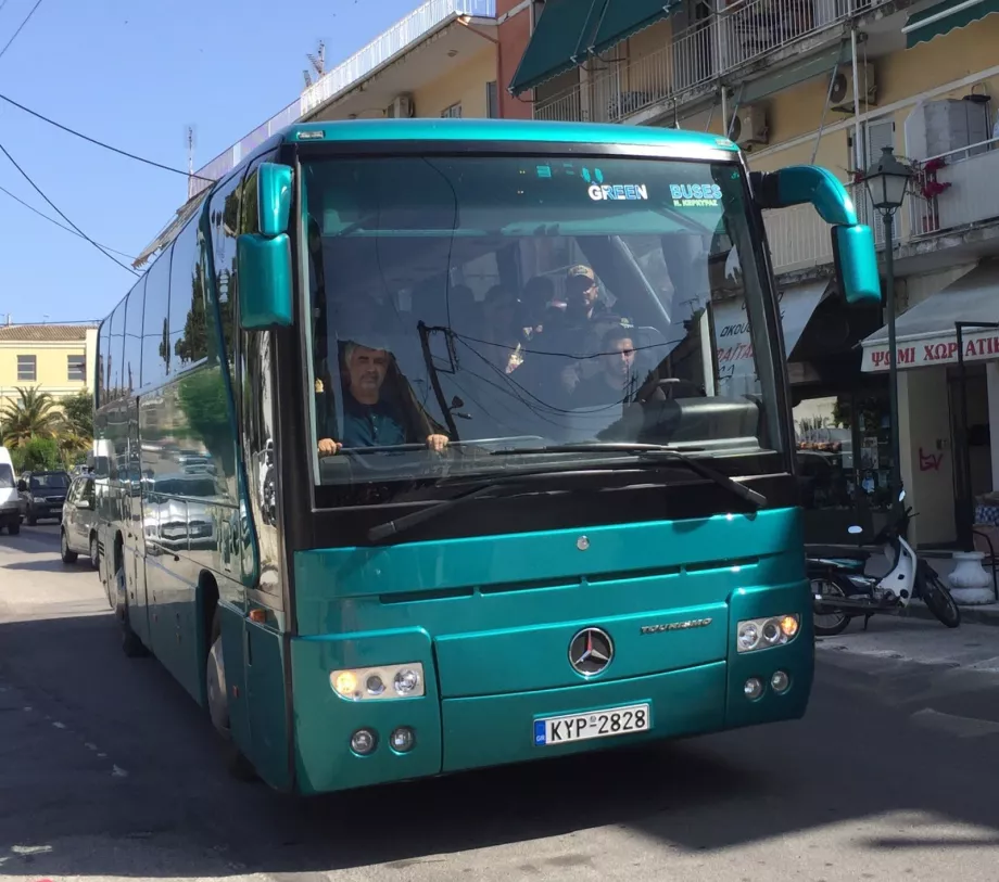 Korfus grønne bus