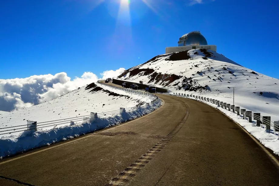 Mauna Kea om vinteren