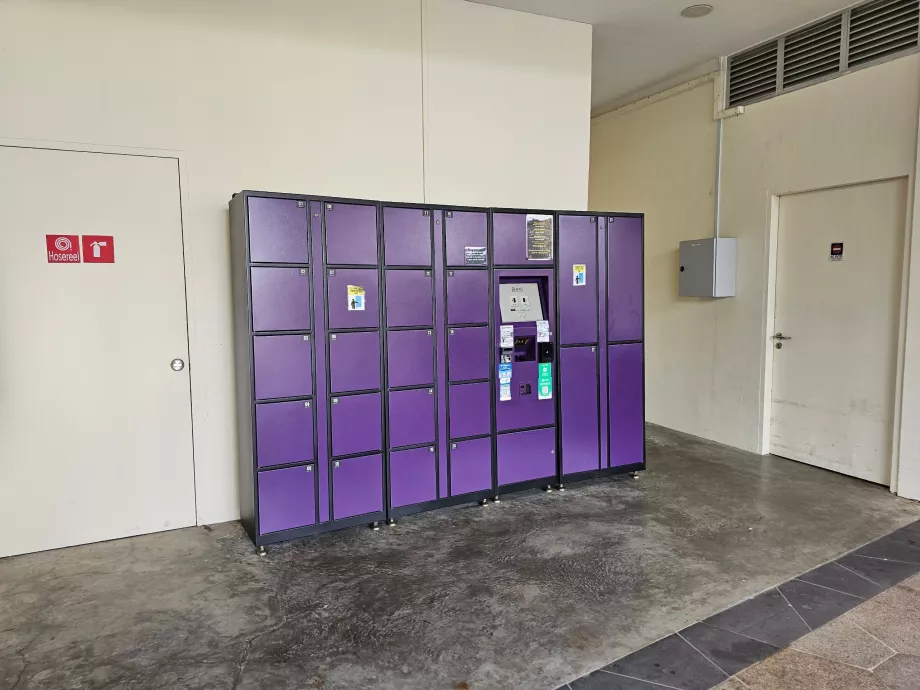 Bagageopbevaring ved hovedindgangen