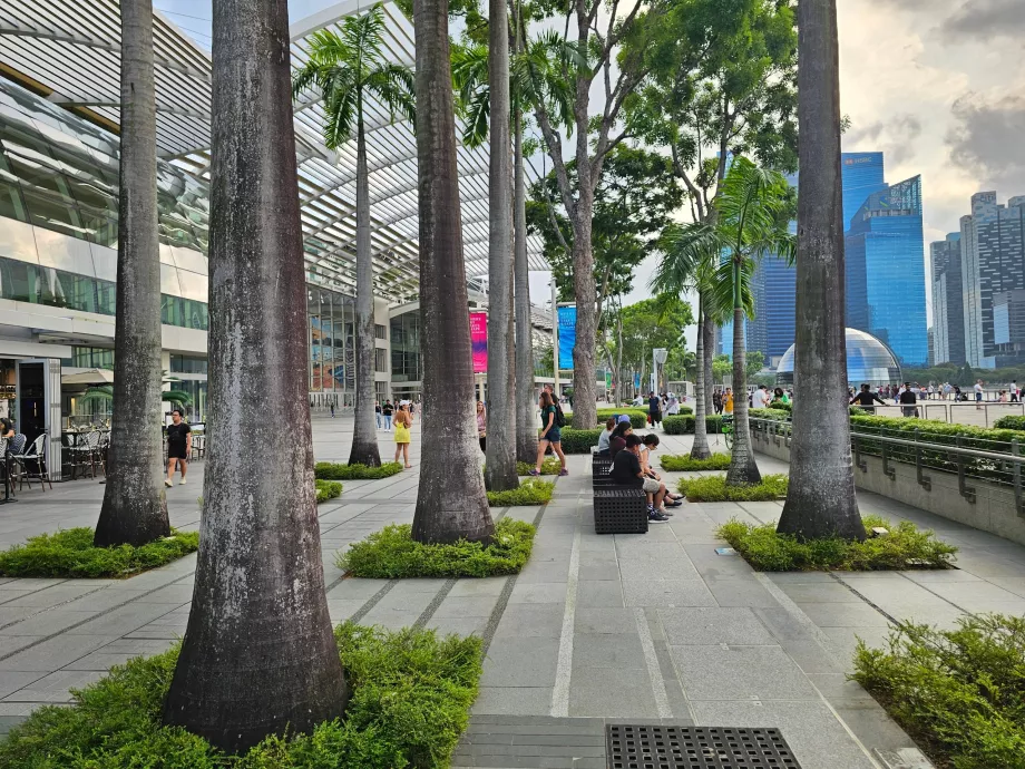 Promenaden foran MBS