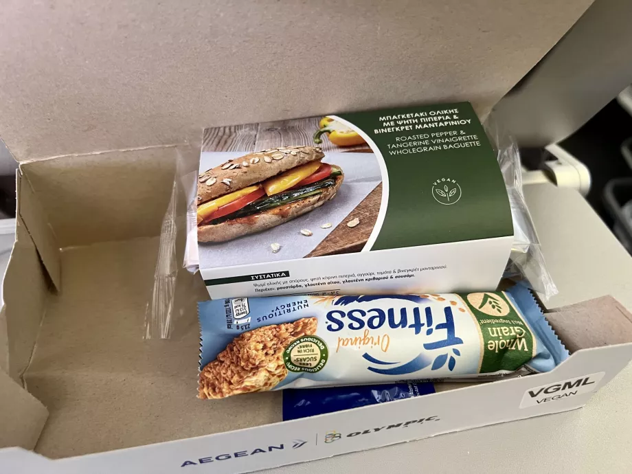 Catering af Aegean Airlines