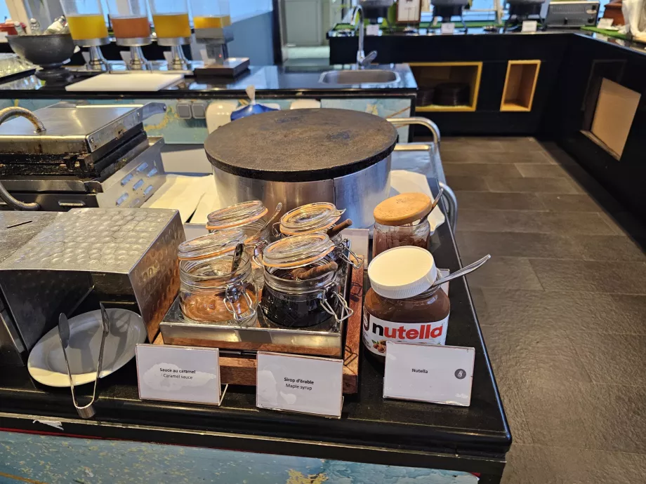Nutella og søde saucer