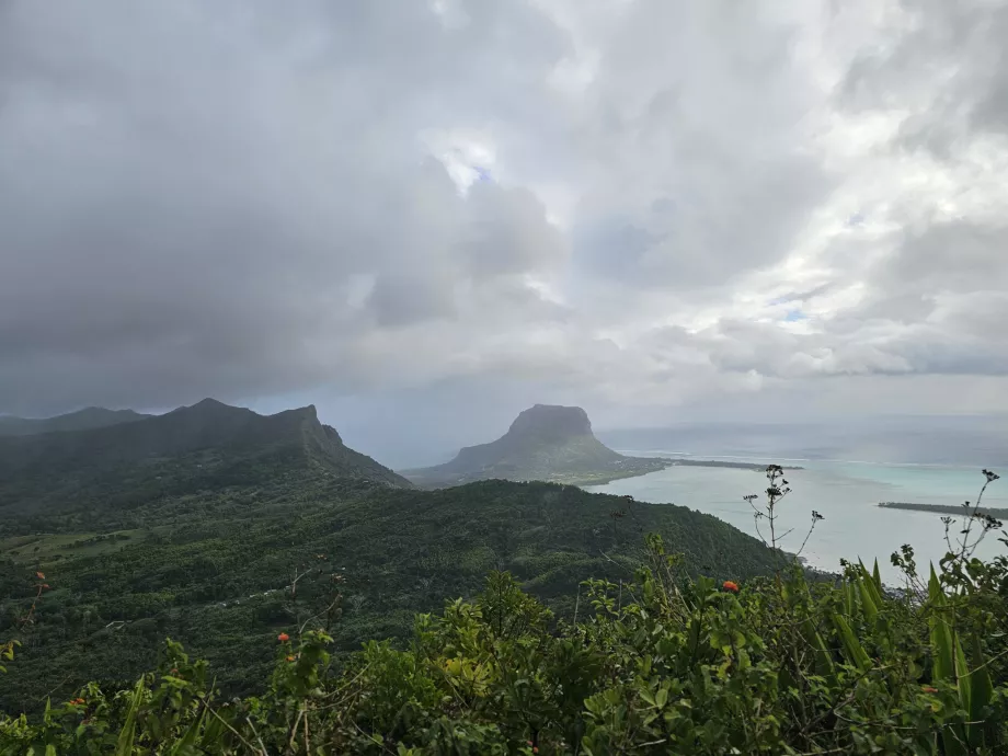 Udsigt fra Piton du Canot