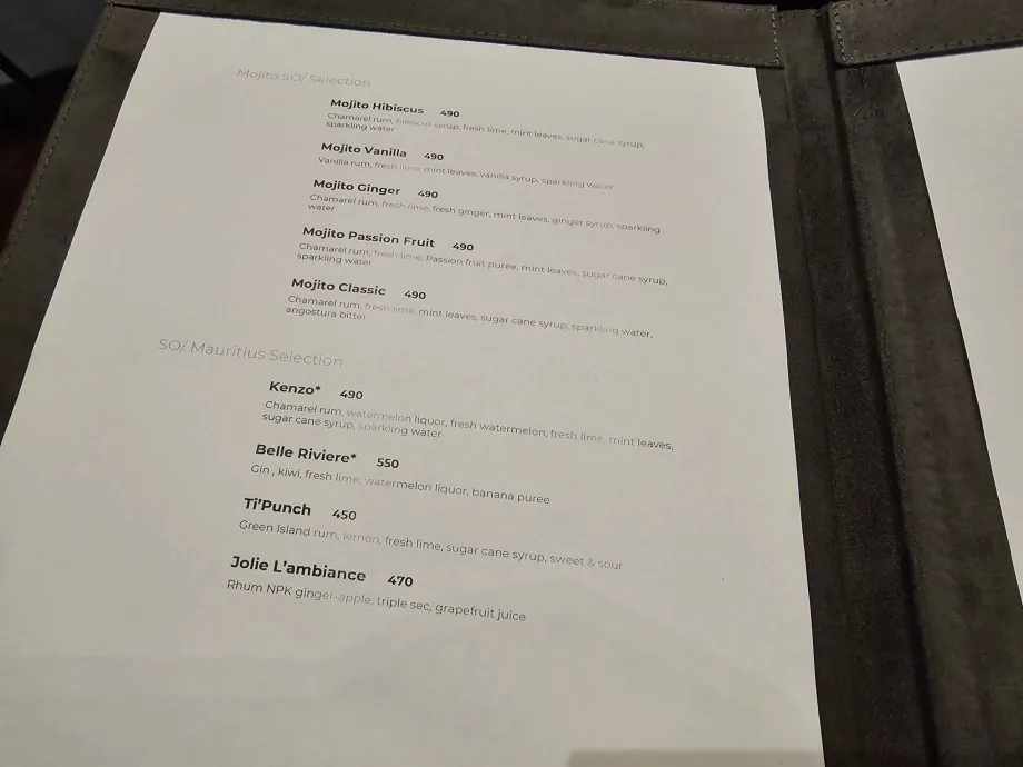 Priser på cocktails