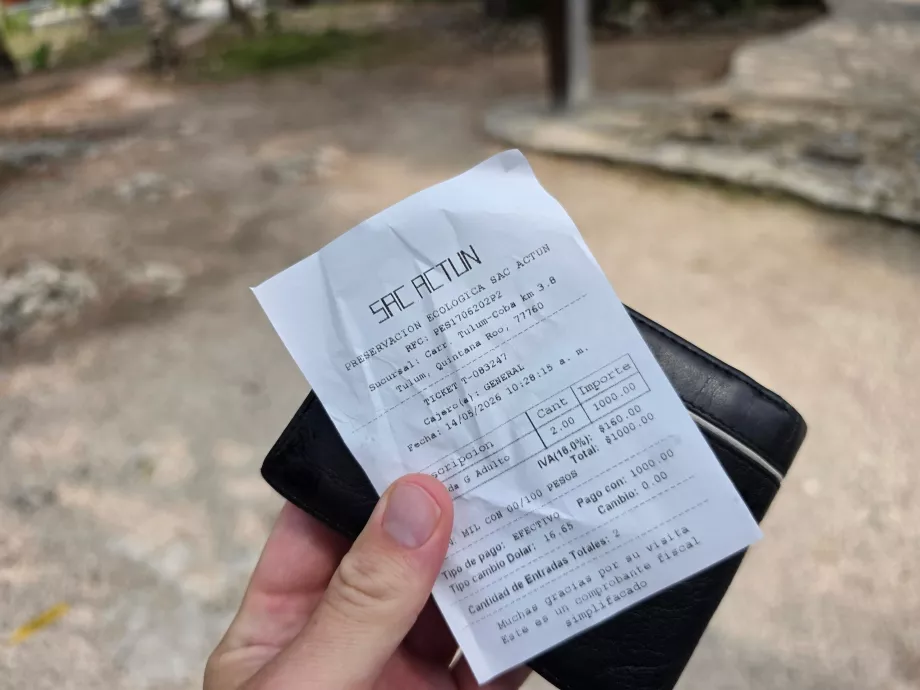 Billet til Gran Cenote