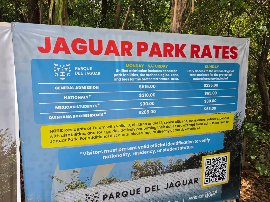 Tulum-udgravningsstedet, entrépriser