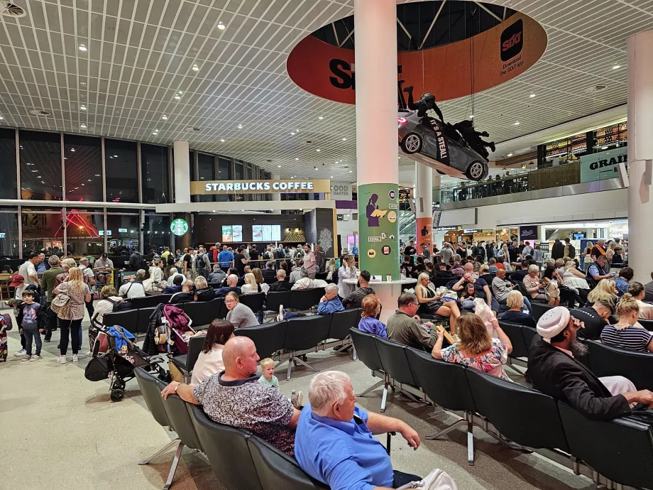 Det centrale venteområde i Terminal 1