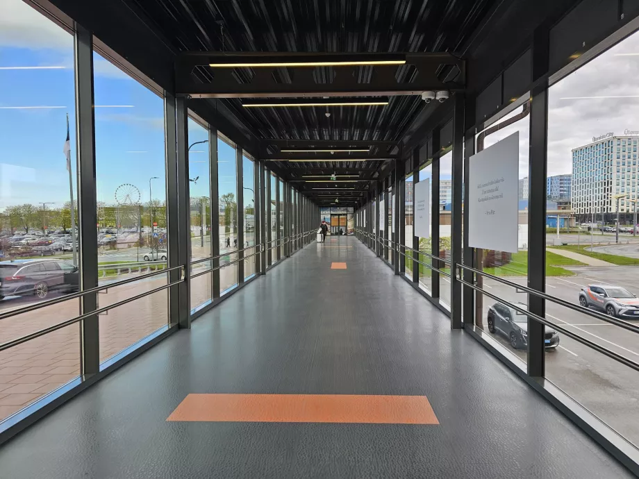 Korridor til sporvogns- og busstoppesteder