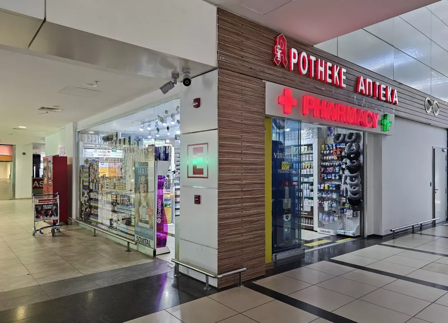 Apotek, offentligt område, Terminal 2