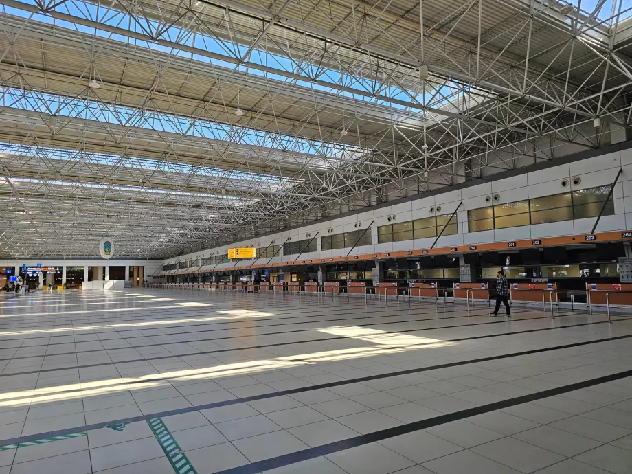 Check-in-skranker i Terminal 2