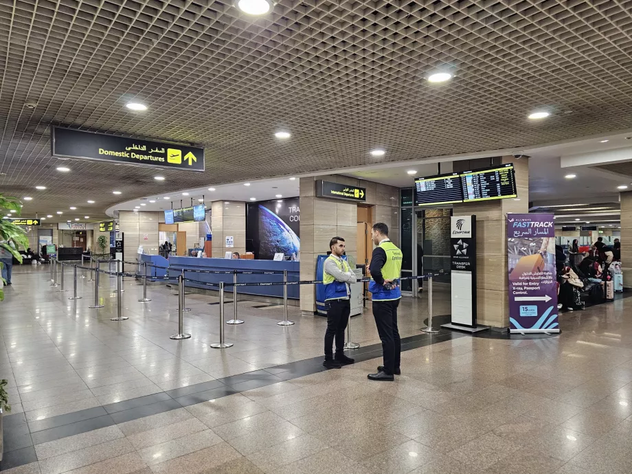 Forbindelser til indenlandske og internationale flyvninger