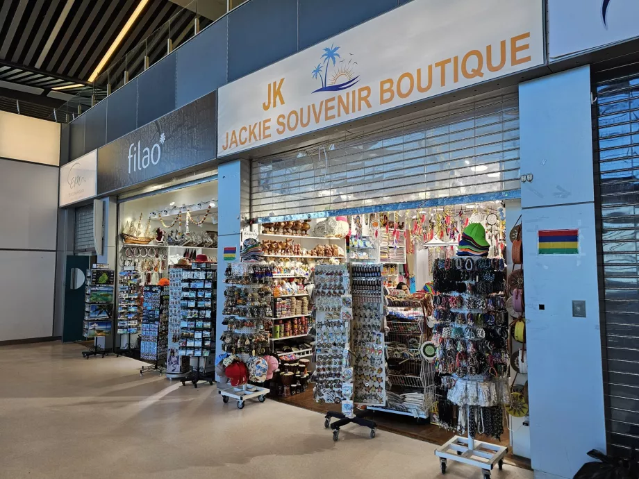 Souvenirbutikker i transitområdet