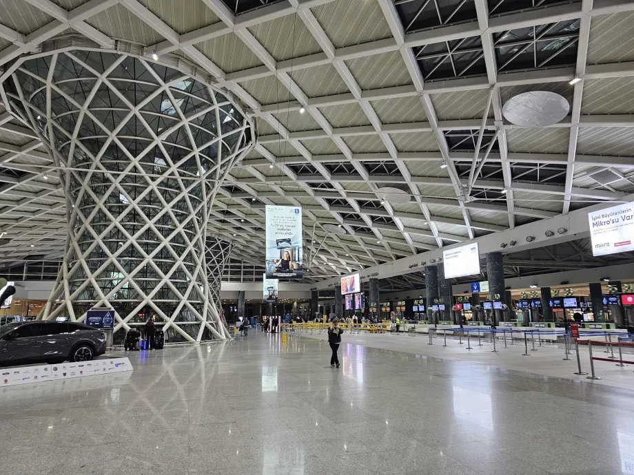 Check-in-skranker, indenrigsterminal