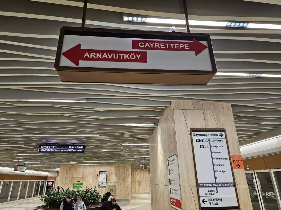 Gayrettepes retning mod centrum