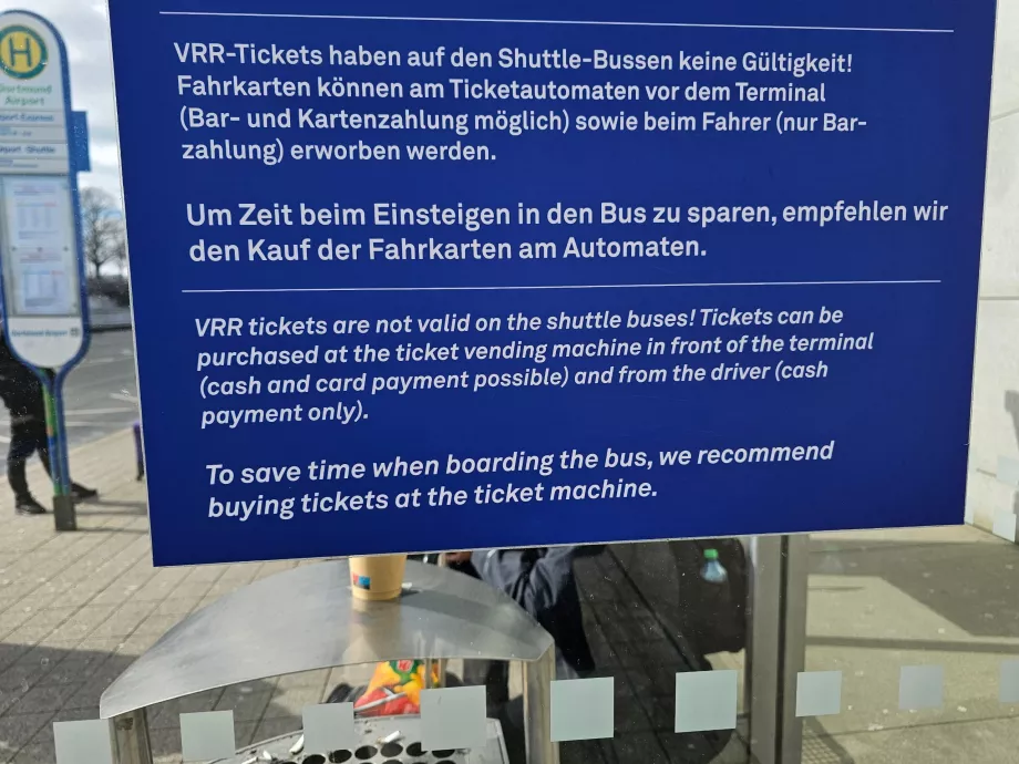 Information om særlige lufthavnslinjer