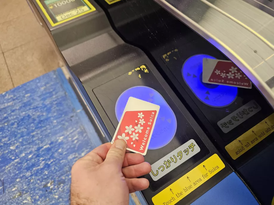 Brug af dit Suica-kort