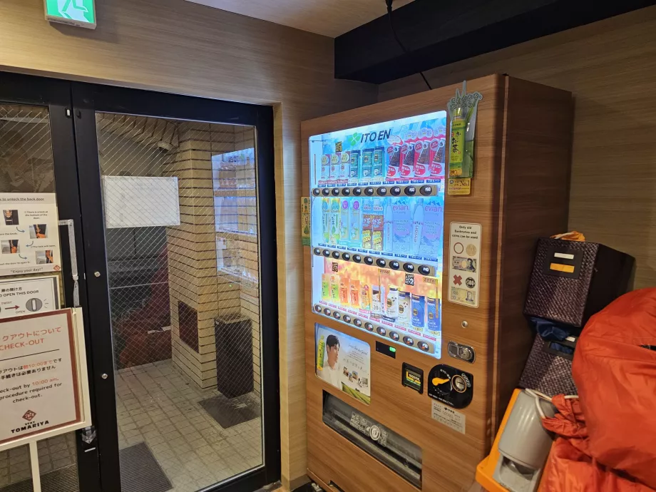 Salgsautomat i stueetagen