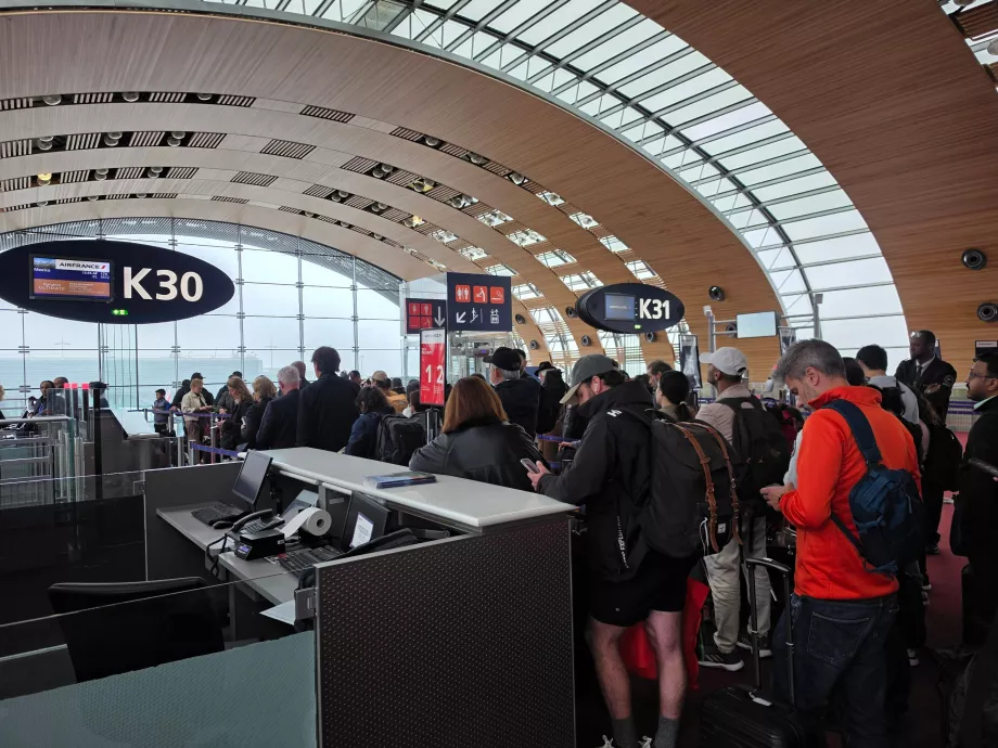 Boarding til flyvningen