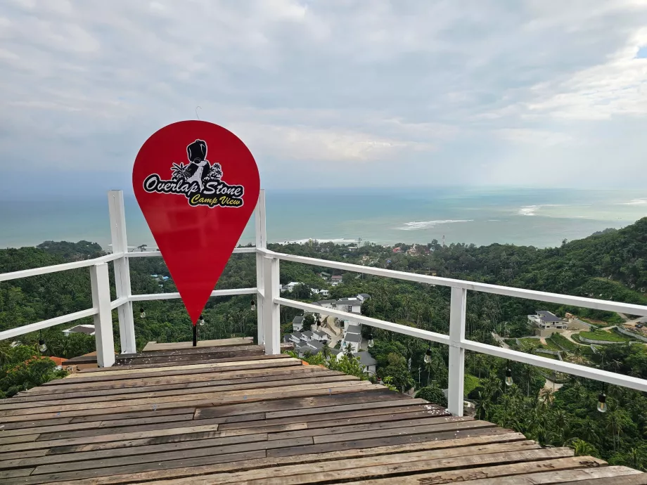 Udsigt fra Overlap Stone 1