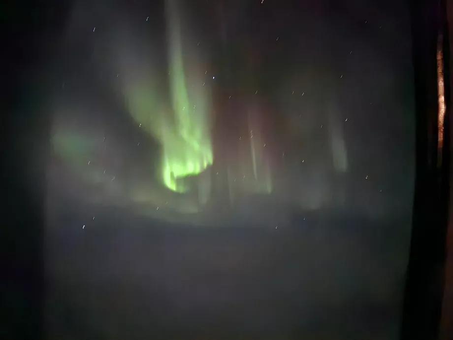 Aurora borealis i luften
