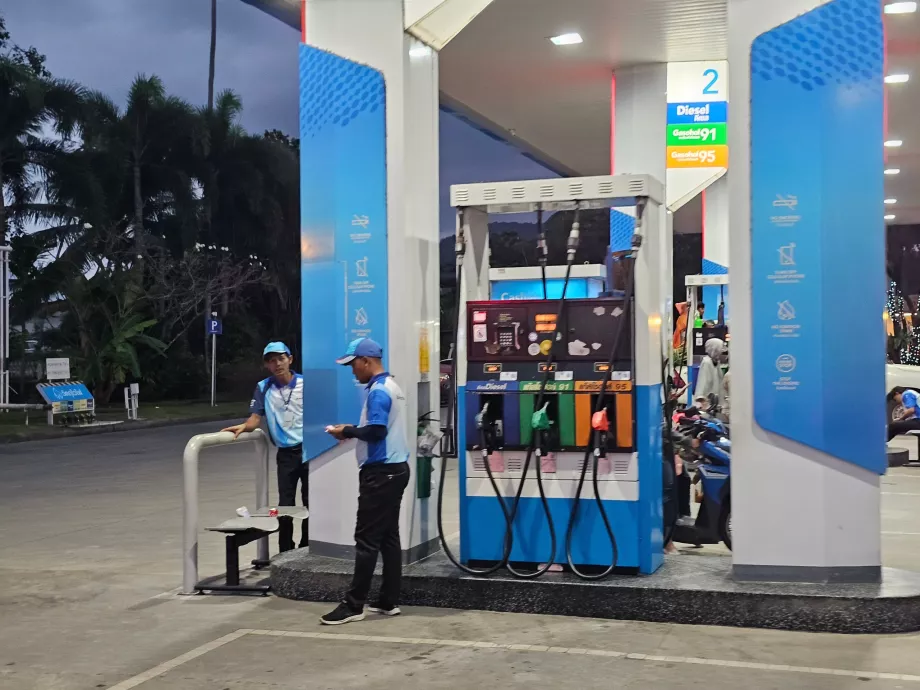 Pumpestation med operatør